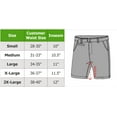 thumbnail image 3 of Mens French Terry Shorts With Zipper Pockets, 3 of 3