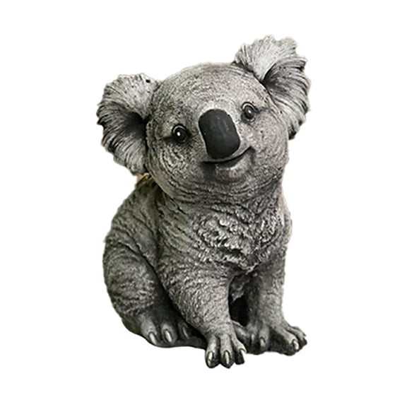Outdoor Garden Koala Statue, Resin Material, Weather-Resistant (Frost/Rain/Sun), Unique Decoration, Gift, 1Pc