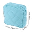 thumbnail image 2 of Unique Bargains 1 Pc Lady Portable Square Lipstick Bag for Outdoor Activities Lake Blue, 2 of 5