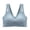 Blue, variant on Gytharion Women's Sports Bras Solid Color Wide Straps Smooth Support Seamless Bras Comfortable Everyday Wireless Bras