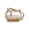 thumbnail image 3 of Time and Tru Women's Pearl Toe Ring Sandals, 3 of 6