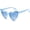 Blue, variant on Heart Shaped Sunglasses Vintage Heart Glasses Bridal Party Sunglasses for Women Wedding Bachelorette Party Favors
