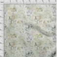 thumbnail image 3 of oneOone Polyester Spandex Greenish Beige Fabric Flower Sewing Craft Projects Fabric Prints By Yard 56 Inch Wide, 3 of 4