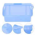 thumbnail image 2 of EeaseMX Caja de almacenamiento de 12 piezas para piezas de almacén, organizador de herramientas, bandeja de almacenamiento de piezas de boca oblicua, 2 of 7