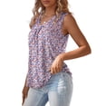 thumbnail image 2 of a.Jesdani Summer Womens Plus Size Tank Tops V Neck Casual Flowy Sleeveless Shirts Blouse m-4x, 2 of 6
