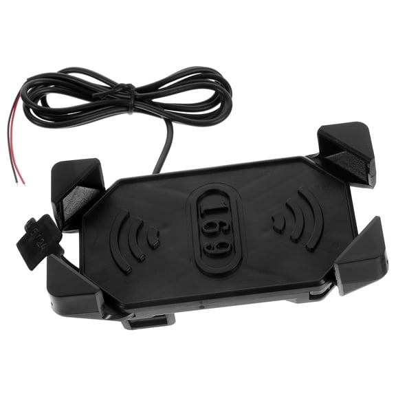 Mobutofu 1Pack Motorcycle Mount Phone Holder Black Plastic Rectangular Shape for Smartphone Universal Use