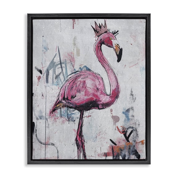 Stupell Industries Eclectic Urban Feather Glow Black Floating Frame Canvas Art, 17 x 21, by Svetlana Aleynikova