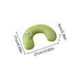 thumbnail image 3 of Breathable Summer Pet U-Shaped Neck Pillow, Cartoon Embroidered Cat Dog Neck Support Sleeping Cushion, Soft Pet Headrest Pillow for Small Medium Dogs Cats Indoor Use(L,B), 3 of 5
