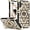 Gold, variant on for Samsung Galaxy A14 Case for Women,Rivet Metal Corner Design Phone Case Cover with Bling Diamond Ring Suitable for Samsung Galaxy A14 4G/ 5G 6.6" BF-Gold