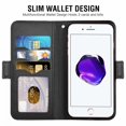 thumbnail image 1 of Case for Iphone 7 Plus / 8 Plus, Premium Leather Flip Wallet Case Cover for Iphone 7 Plus / 8 Plus (Black), 1 of 7