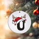 thumbnail image 5 of Xihbxyly Liquidación de Tallas Grandes para Mujeres Adorno con Nombre y Letra Adorno con Inicial Familiar Adorno Personalizado Adorno Navideño con Nombre y Familia Regalo de Navidad, 5 of 7