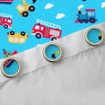 thumbnail image 4 of Homewish Fire Fighting Truck Blackout Curtains Set of 2 (52x84 Each) for Boy, Cartoon Construction Vehicle Window Curtains, Blue Sky Cloud Curtains and Drapes, Living Room Curtains Decor, 4 of 6