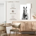 thumbnail image 5 of Elephant Stock Slim White Horse Wall Art - Vertical Canvas Wall Art - Living Room Wall Decor - Animal Canvas - White And Gray Decor - 16" x 24", 5 of 8