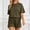 Green, variant on MAIHAN Womens Two Piece Outfits Summer Outfits Cute Clothes Short Sleeve Tops Shorts Elastic Waist Shorts 2pcs Clothes Set Plus Size Outfits for Curvy Women
