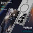 thumbnail image 6 of GALAPROX Magnetic Compatible with Samsung Galaxy S25 Ultra Case 6.8'', Stylish Slim Translucent Matte Protective Cover with Screen Protector 6.8'' 2025-Titanium Gray, 6 of 8