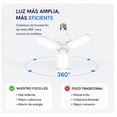 thumbnail image 5 of Lámpara LED Plegable E27 6500K 6500lm 3 Aspas Ajustables Alta Potencia, 5 of 5