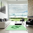 thumbnail image 6 of Ahgly Company Indoor Rectangle Patterned Mint Green Area Rugs, 2' x 3', 6 of 6