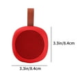 thumbnail image 3 of LACKUST Bluetooth 5.3 Portable Wireless Mini Speaker Outdoor Bathroom Waterproofs Desktop Subwoofer With Plug-in Bluetooth Speaker,Red, 3 of 7