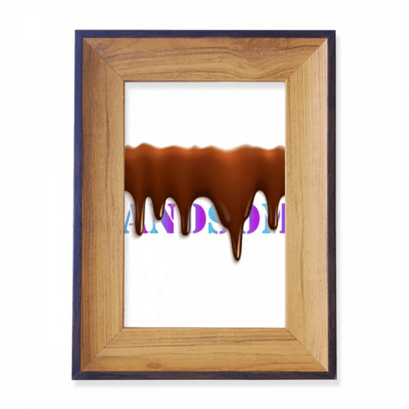 Coffee Stain Cover Cleaning Handsome Photo Frame Exhibition Display Art Desktop Painting
