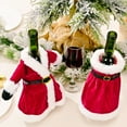 thumbnail image 3 of Santa Wine Bottle Cover Bag,Christmas Champagne Bottle Cover,Xmas Wine Bottle Bag,Christmas Wine Bags,Wine Christmas Sweater for Christmas Party Favors Supplies, 3 of 8