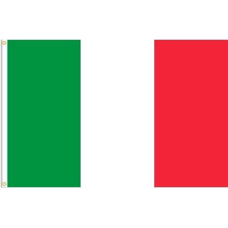 Italy Flag - (3 by 5 feet)