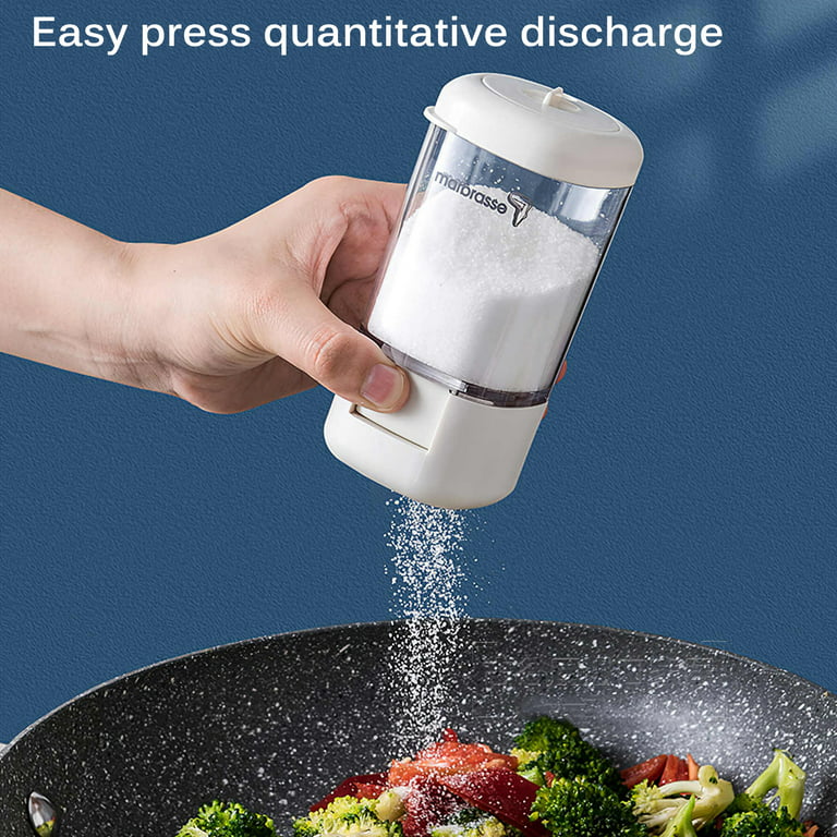 Toma 2pcs Press Seasoning Dispenser Adjustable Spice Bottle Multipurpose  Lightweight Seasoning Shaker for Home Kitchen Outdoor Barbecue 