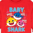 thumbnail image 3 of Baby Shark Family Doo Doo Doo - Toddler And Youth Long Sleeve Graphic T-Shirt, 3 of 6