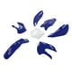 thumbnail image 5 of Kit de carenado de plástico para moto de cross, 7 Uds., juego de carenado para carrocería, accesorios de motocicleta de repuesto para KLX110 KX65Blue, 5 of 12