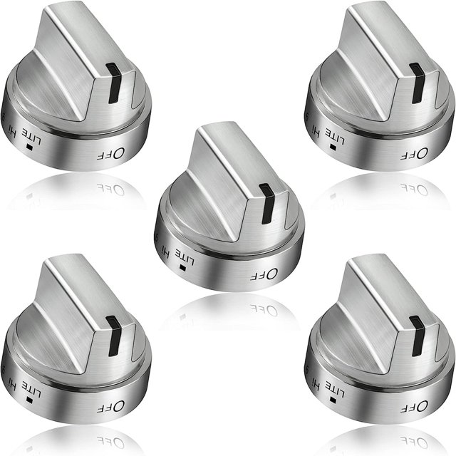 5 Pack WB03X24818 Gas Stove Knob Replacement for GE, PS11729081