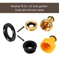 thumbnail image 5 of 20 Pack Shower Head Washers Rubber Washers Seals, Self Locking Tabs Keep Washer Firmly Set Inside Fittings for 1/2 Inch Shower Garden Hose Heads$$Tools, 5 of 7