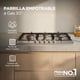 thumbnail image 5 of Parrilla Empotrable a Gas Midea 30' Acero Inoxidable, 5 of 10