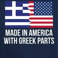 thumbnail image 3 of CafePress - Made In America With Greek Parts T Shirt - Men's Classic Graphic Cotton T-Shirt, 3 of 4