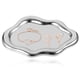 thumbnail image 1 of Naiovety de joyería en plata/blanco, resistente a impactos, de cerámica chapado que no se deforma, bandeja para joyería, llaves Kits de desorden para acampar blanco,1 19*13cm, 1 of 6