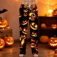 thumbnail image 2 of Satingcolo Funny Men's Pajama Pants Halloween Soft Sleep Lounge Pants Lightweight Pjs Bottoms with Drawstring for Men, 2 of 6