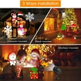 thumbnail image 2 of Christmas Projector Lights  (12 Pattern ) LED Snowflakes  Landscape Lamp Bright Indoor Outdoor Waterproof Lighting for Halloween  Christmas  Holiday  Party  Birthday Remote control includ, 2 of 13