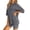 Dark Gray, variant on Stichou Womens Two Piece Lounge Set 2026 Summer Oversized Casual Shirts Biker Shorts Matching Airport Travel Clothes Navy 2XL