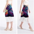 thumbnail image 4 of Wolf Women's Chiffon Beach Dresses Summer Dress with Polyester Straps, 4 of 6