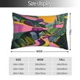 thumbnail image 2 of KLL Retro Futuristic Landscape Pillow Covers Envelope Closure,Super Soft and Cozy Fuzzy Fleece Pillow Case Cover 20"x30", 2 of 5
