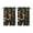 Colorful Mushroom Plants-3, variant on Vintage Colorful Mushroom Plants Tier Kitchen Curtains for Bathroom Living Rod Pocket Window Drapes 28"x39" 2 Panels Window Treatment Tiers