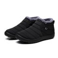 thumbnail image 4 of Juosiy Work Boots for Men Winter Comfortable Warm Furry Lined Outdoor Slip On Water-proof Ankle Booties, 4 of 6