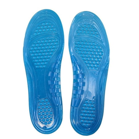 Fancyleo Casual Massaging Silicon Gel Insoles Arch Support Plantar Fasciitis Sports Running Shoe