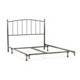 thumbnail image 2 of Hillsdale Furniture Warwick Gray Bronze Metal King Headboard with Bed Frame, 2 of 2