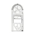 thumbnail image 3 of Geometric Ruler Craft Drawing Rulers Portable Drawing Template Ruler Mathematics Learning Template for Woodworking Writing Office Supplies Style C, 3 of 8