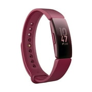 Fitbit Inspire Fitness Tracker, Sangria, Small and Large Wristbands