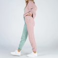 thumbnail image 3 of Women Casual Assorted Colors Sportswear Two Piece Loose Soft Fabric Sportswear Long Sleeve Top And Pants Sweatshirts Set plus Size Pant Suits for Women Business 16w Wedding Dress Women Dressy Pants, 3 of 8