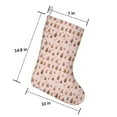 thumbnail image 2 of Christmas Stockings,Pink Christmas Gingerbread House Pattern Stockings Christmas,14.8'' Xmas Stockings,Christmas Party Favors,Christmas Party Decorations,Christmas Stockings Personalized, 2 of 5