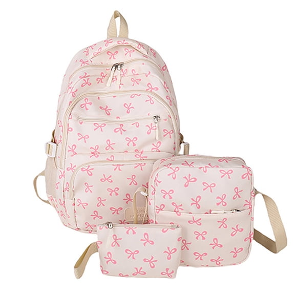 RFQWOVSR Stylish 3-Piece Backpack Set for College and Travel