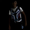 thumbnail image 2 of Child LED Light Up Stick Figure Costume, Robe Cape Cloak for Halloween Party (S), 2 of 3