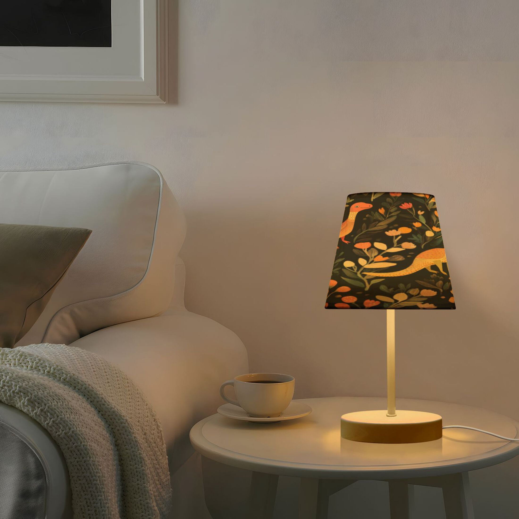 Table Lamp Small 5.9x10.8 Inches Table Lamps Night Light Tools & Home Improvement Bedroom Lamp Guest Room Lamp Study Lamp Office Lamp Red Dinosaur Cartoon