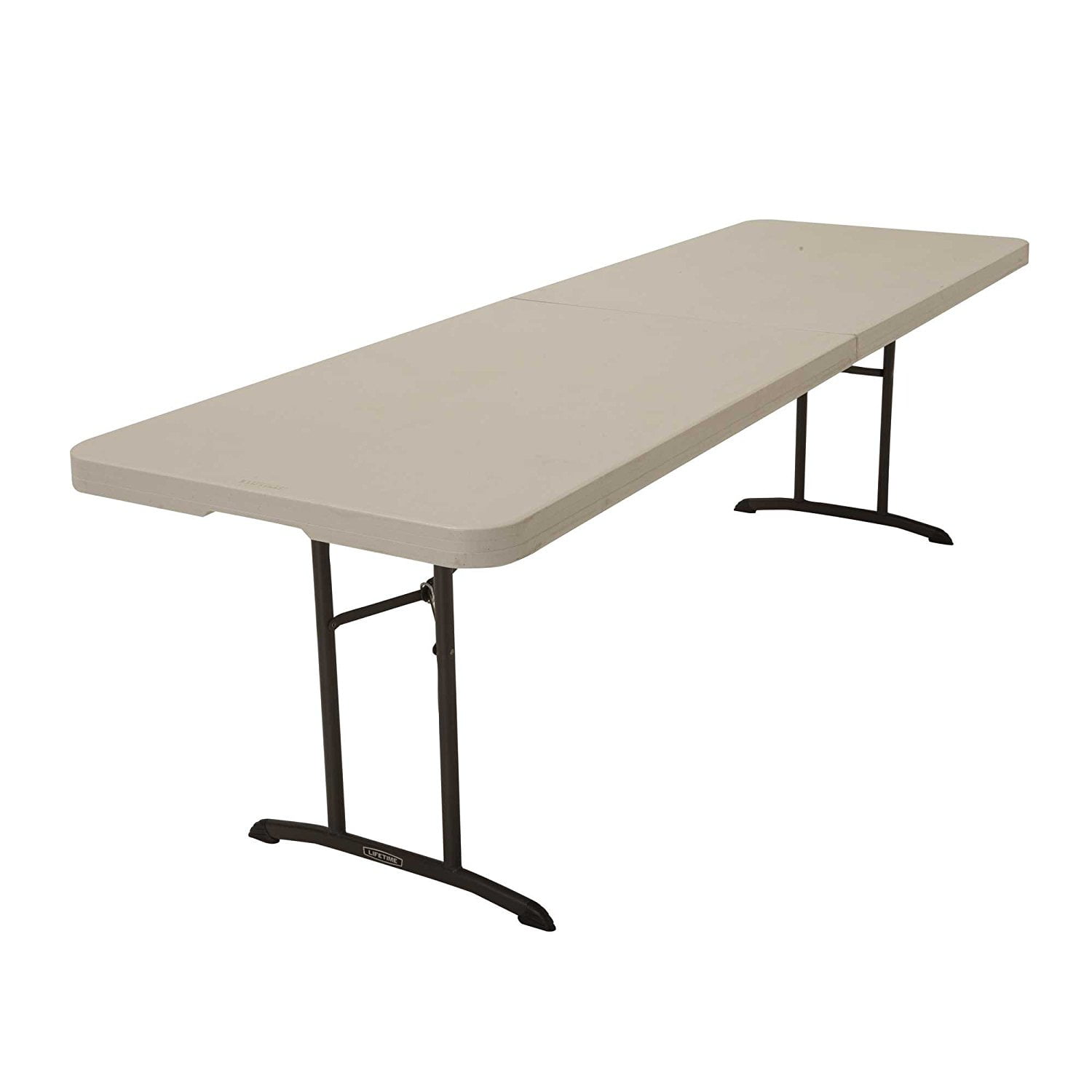 Lifetime 8 Foot Fold In Half Table Com